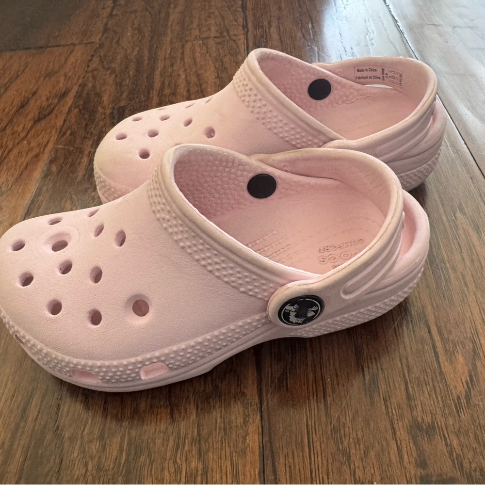 Light Pink Crocs Clogs toddler size 9